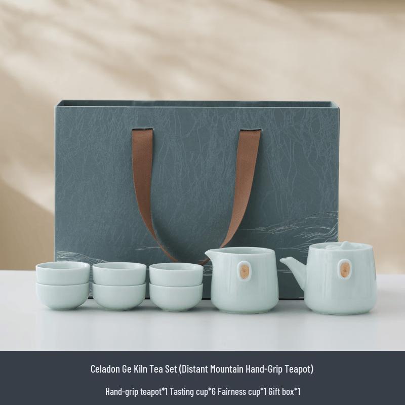 Celadon Ge Kiln Kung Fu Tea Set