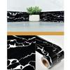 Waterproof Vinyl Decals Skirting Line Marble Waist Line Wallpaper Wall Border Stickers Baseboard