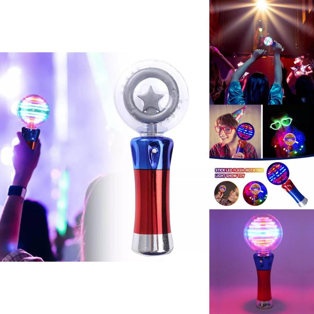 Colorful Glowing Led Light Stick Sphere Perfect For Concerts And Children's Performances