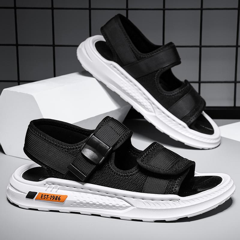 

Модные летние дышащие удобные высококачественные ультралегкие модные шлепанцы классические пляжные сандалии мужская трендовая легкая обувь 39