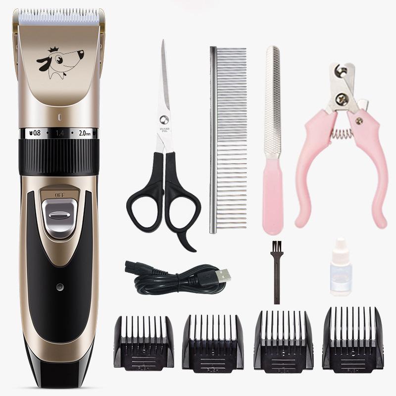Pet Universal Shaver Supplies, Electric Pusher, Electric Foot Shaver, USB Interface, Pet Hair Clipper