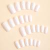 Medium Length French Fake Nails Wearable Manicure Press on Nails Waterproof Nail Tips  Girl