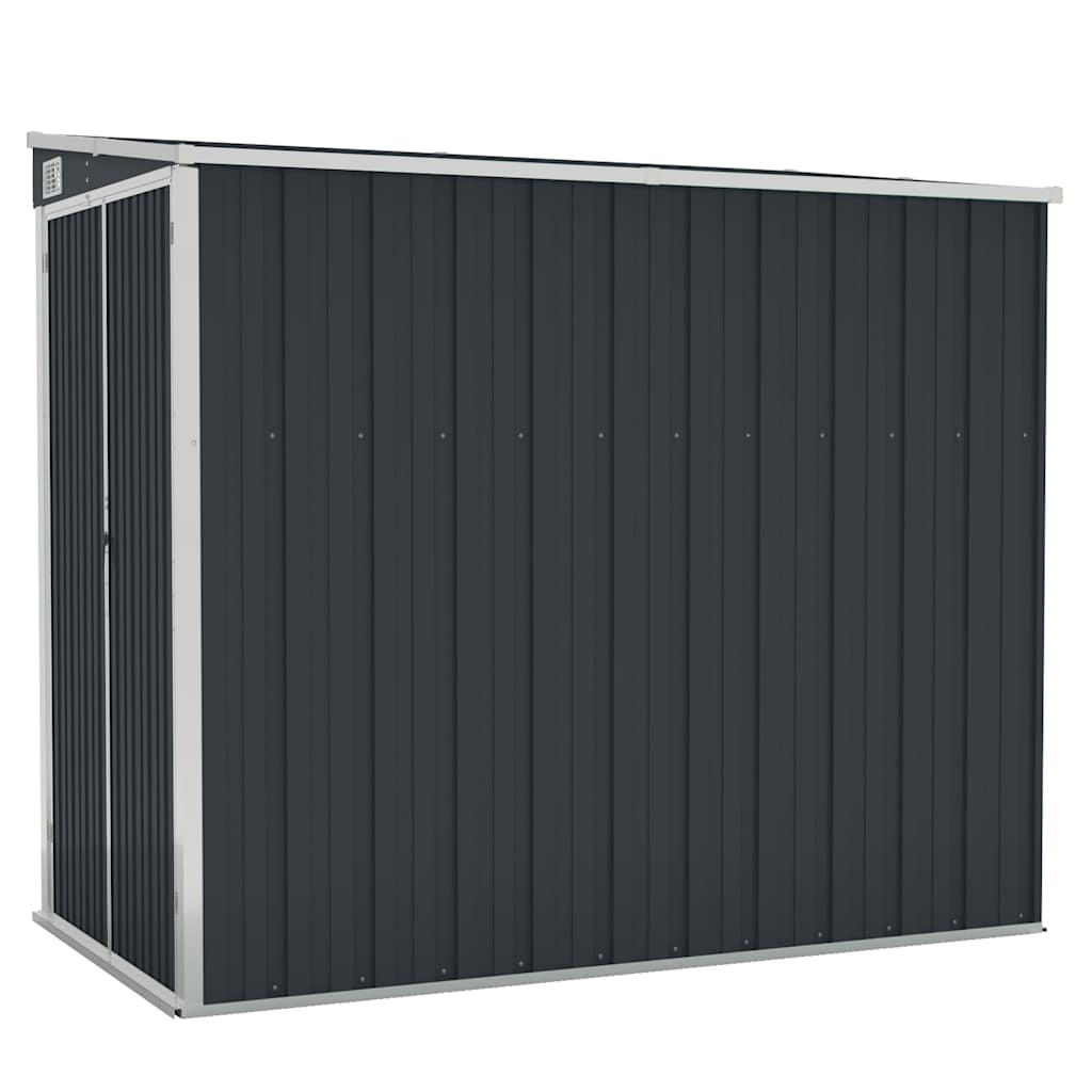 Vidaxl Garden Shed, Wall-Mounted, Anthracite, 118X194X178 Cm