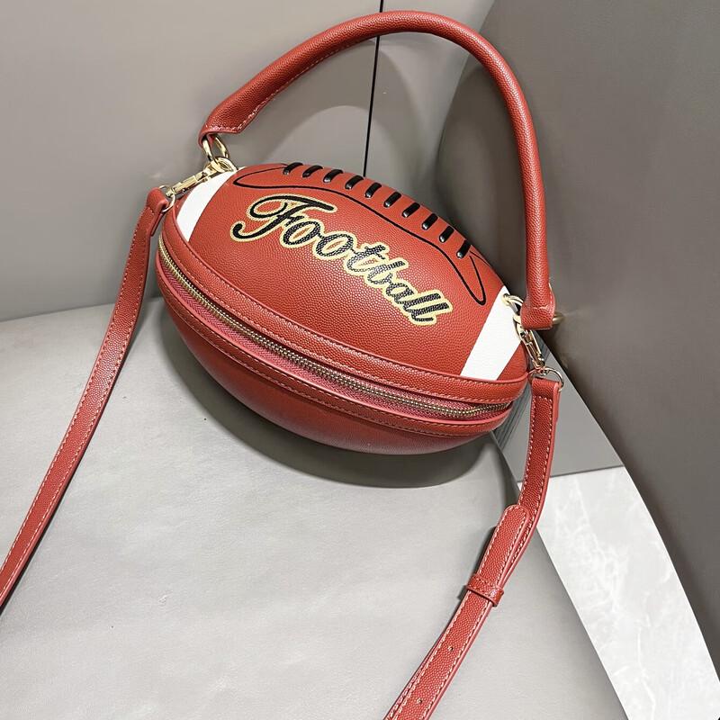 REWELL Women s Rugby-Shaped Shoulder Bag