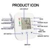 Auto LCD Monitor Sphygmomanometers for BP Pulse Meter Monitor Gifts for Parents