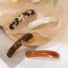 AWAYTR Vintage  Amber Leopard Duckbill Hairpin Plastic Hair Clips Valentine Headwear Girl Hair Accessories Festival Gift