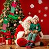 Elf Stocking with Bells - Christmas Tree Ornament & Decoration