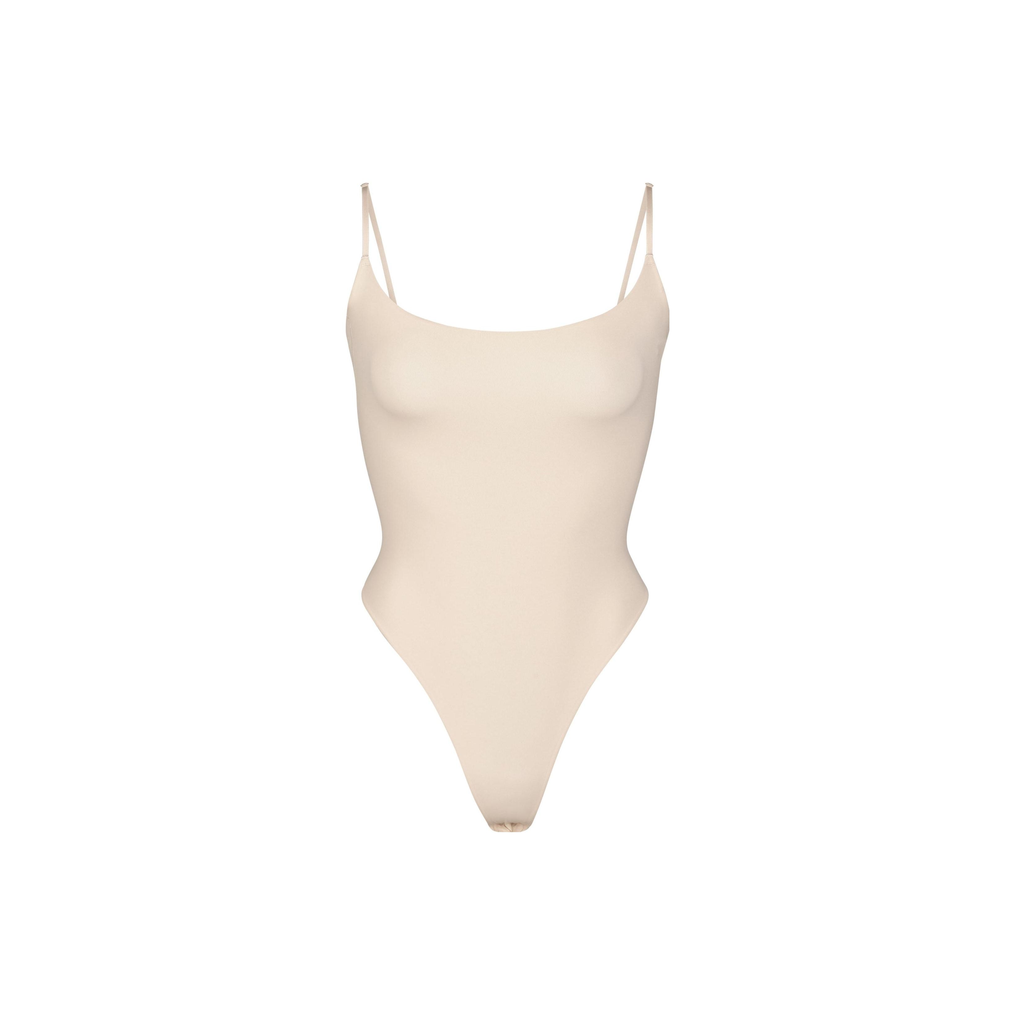 Skims Flts Everybody Caml Bodysuit Solid
