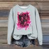 Women's Fashion Casual Long Sleeve Loose Printed Sweatshirt