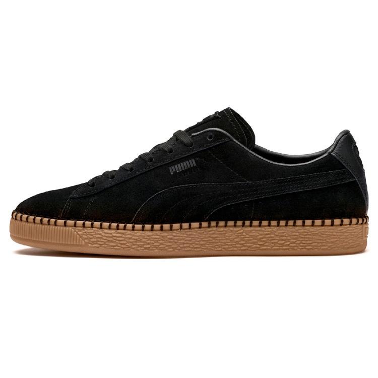PUMA Suede Classic Blanket Stitch  Black  Men s 368903-02 EU 35.5