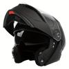 Motorcycle Flip Helmet for Men & Women - All-Season ABS Safety Helmet with Large Tail Wing & Built-In Tail Light,