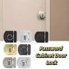 No Drill Installation Password Lock Glow Mechanism Zinc Zinc Zinc Alloy Lock Rotary Mechanism Lock  Night Use