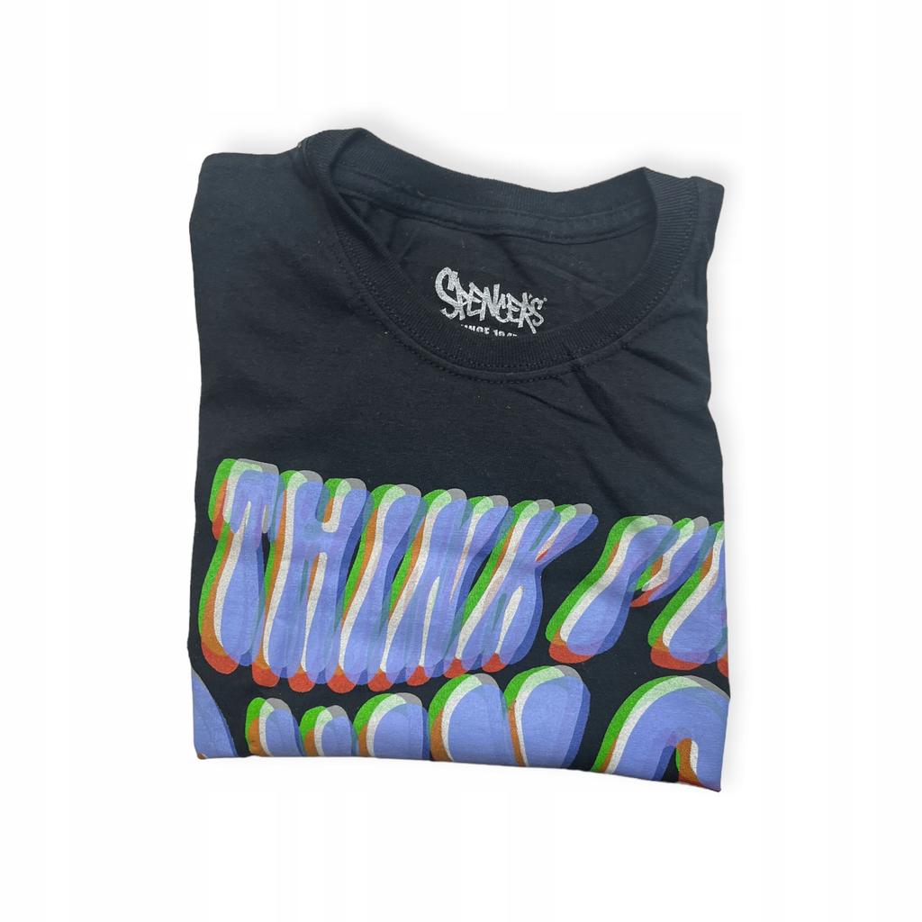 Koszulka T-shirt męski okrągły dekolt SPENCER'S NADRUK S