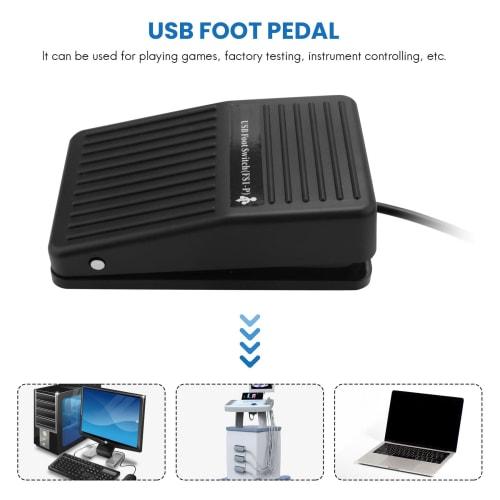 Dovhmoh PC USB Foot Switch Keyboard Pedal