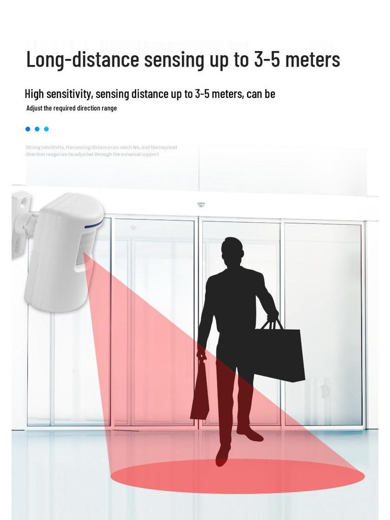Smart Infrared Motion-Sensing Doorbell Alarm