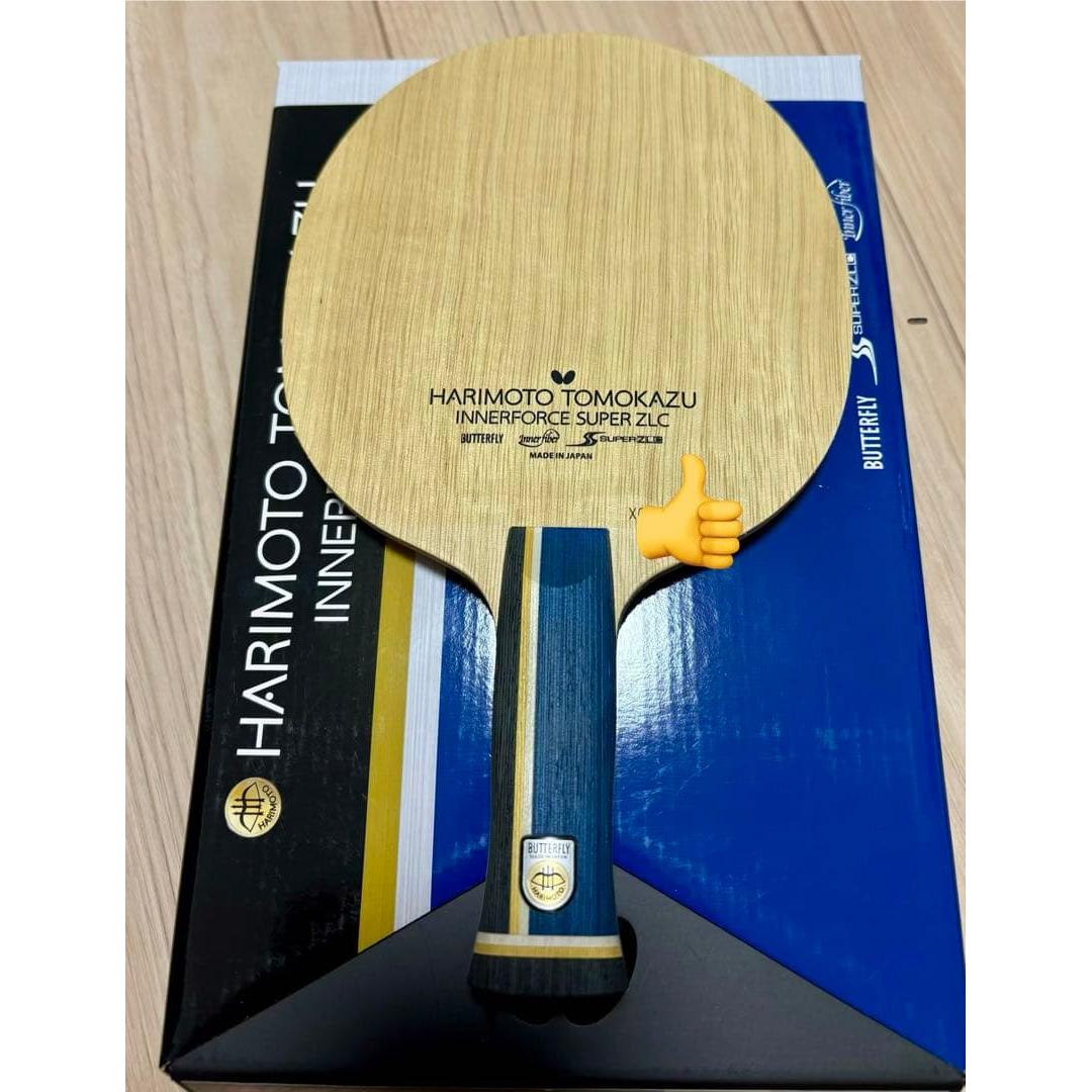 Used Butterfly Tomokazu Harimoto Inner Force Super ZLC Table Tennis Racket