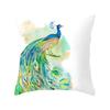 New Chinese Style Classical Peacock Feather Pattern Pillowcase Car Bedroom Living Room Cushion New Chinese Style