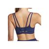 Nike Dri-Fit Alate Trace BH Atmungsaktive Seitenkollektion Schweißableitender Sport-BH Damenunterwäsche Tiefmarineblau DO6609-410
