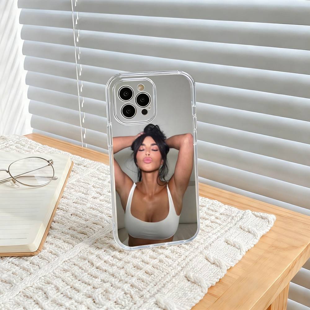K-Kim Kardashian M-Memes Phone Case For iPhone17,16,15,14,13,12,11 Plus,Pro Max Soft Transparent Cover iPhone17promax