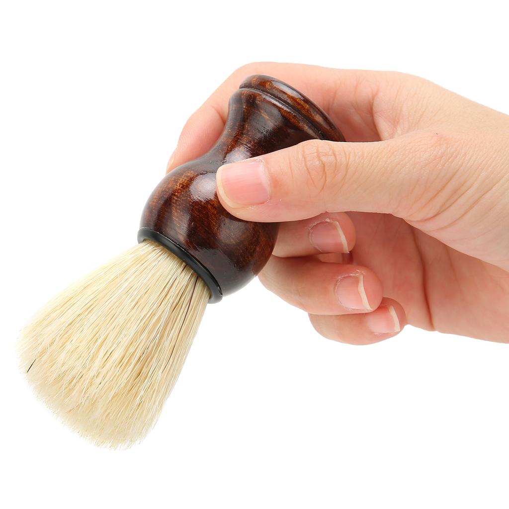 Lightweight Beard Shaving Brush Wooden Handle Shaving Brush Beard Shave Cleaning Brush