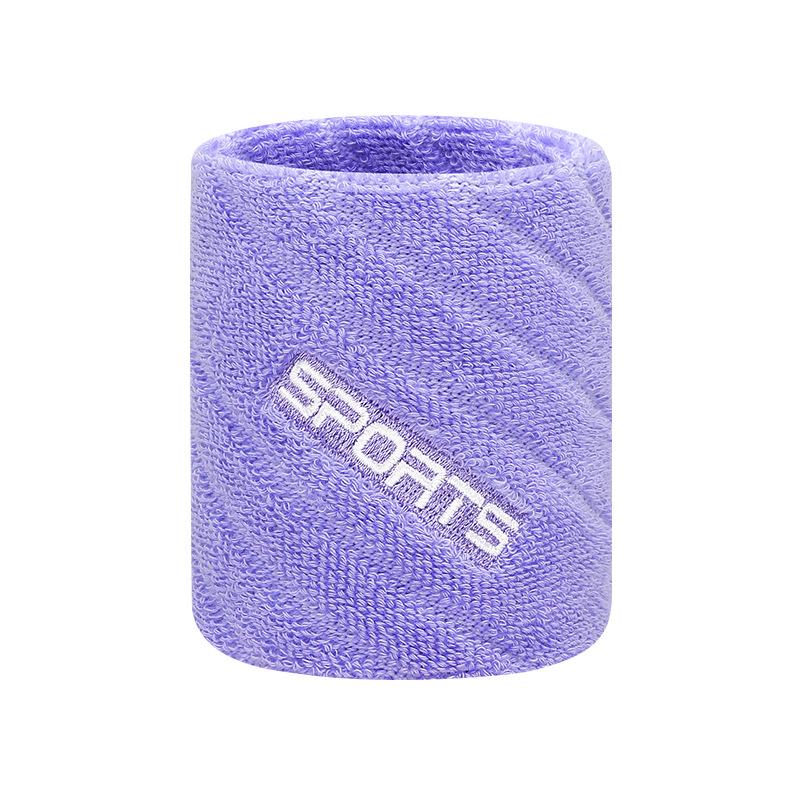 Women's Cotton Wristband with Logo - Sweat-Absorbent Support for Badminton & Fitness