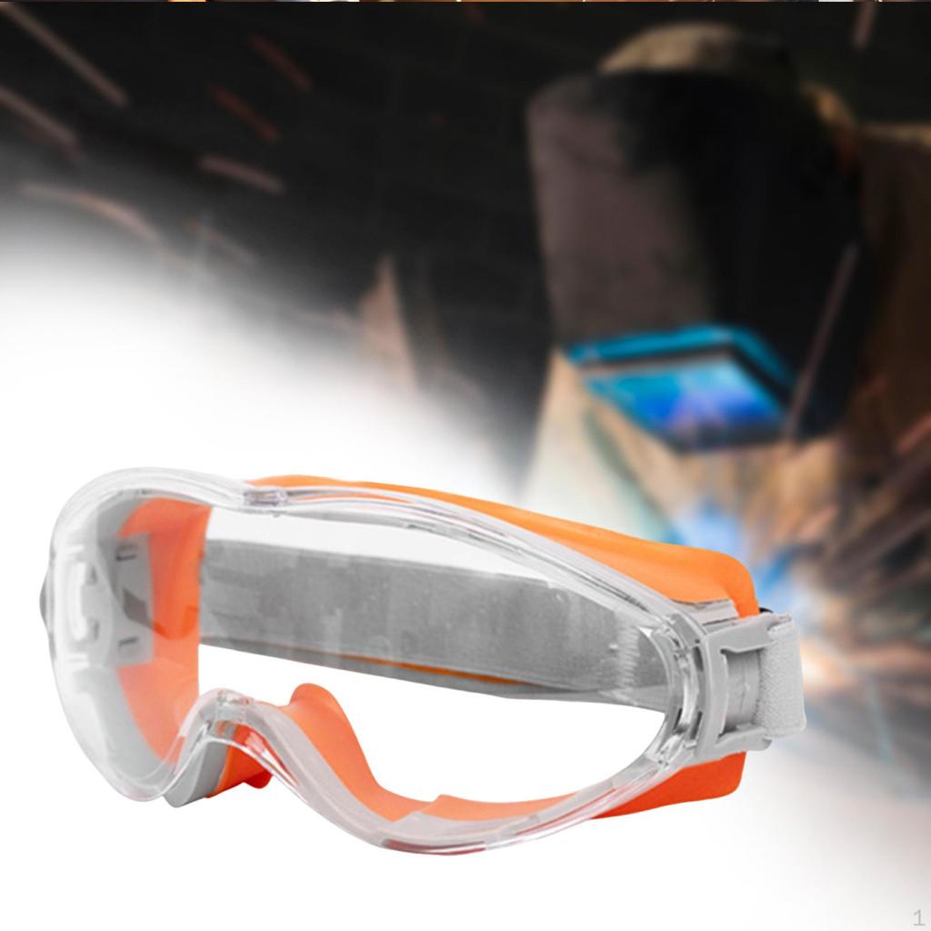 Safety Goggles Clear Lens Wide for Spraying Logging Home Improvement
