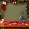 Christmas Resin Music Box Desktop Small Ornament Rotating Christmas Tree Christmas Decoration
