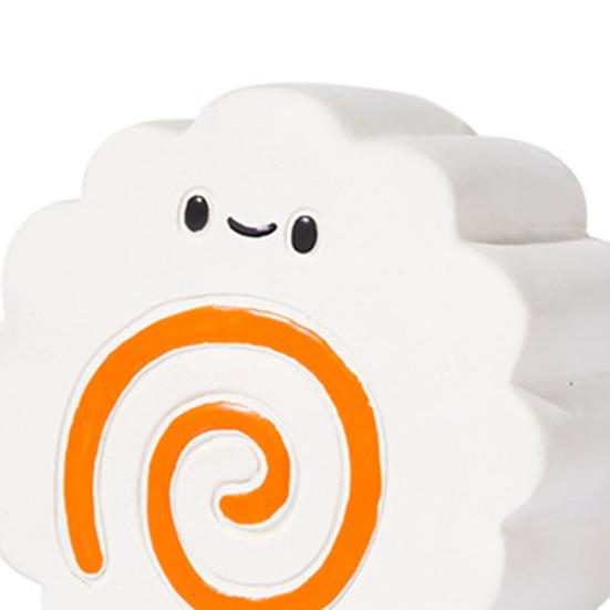 Latex Dog Chew Toy Squeaky Puppy Teething Toy Cute Food Shape Teeth Cleaning Toy for Aggressive Chewers Dogs Boredom Relief