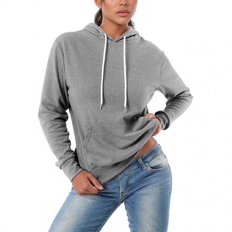2025 Essential Women's Lightweight Long Sleeve Pullover Hoodie