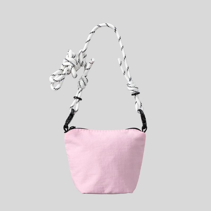 

Нишевый дизайн для сумки для мобильного телефона Сумка через плечо с одним ремешком для повседневной носки для мужчин и женщин и Персонализированная сумка для мелочи и ключей розовый