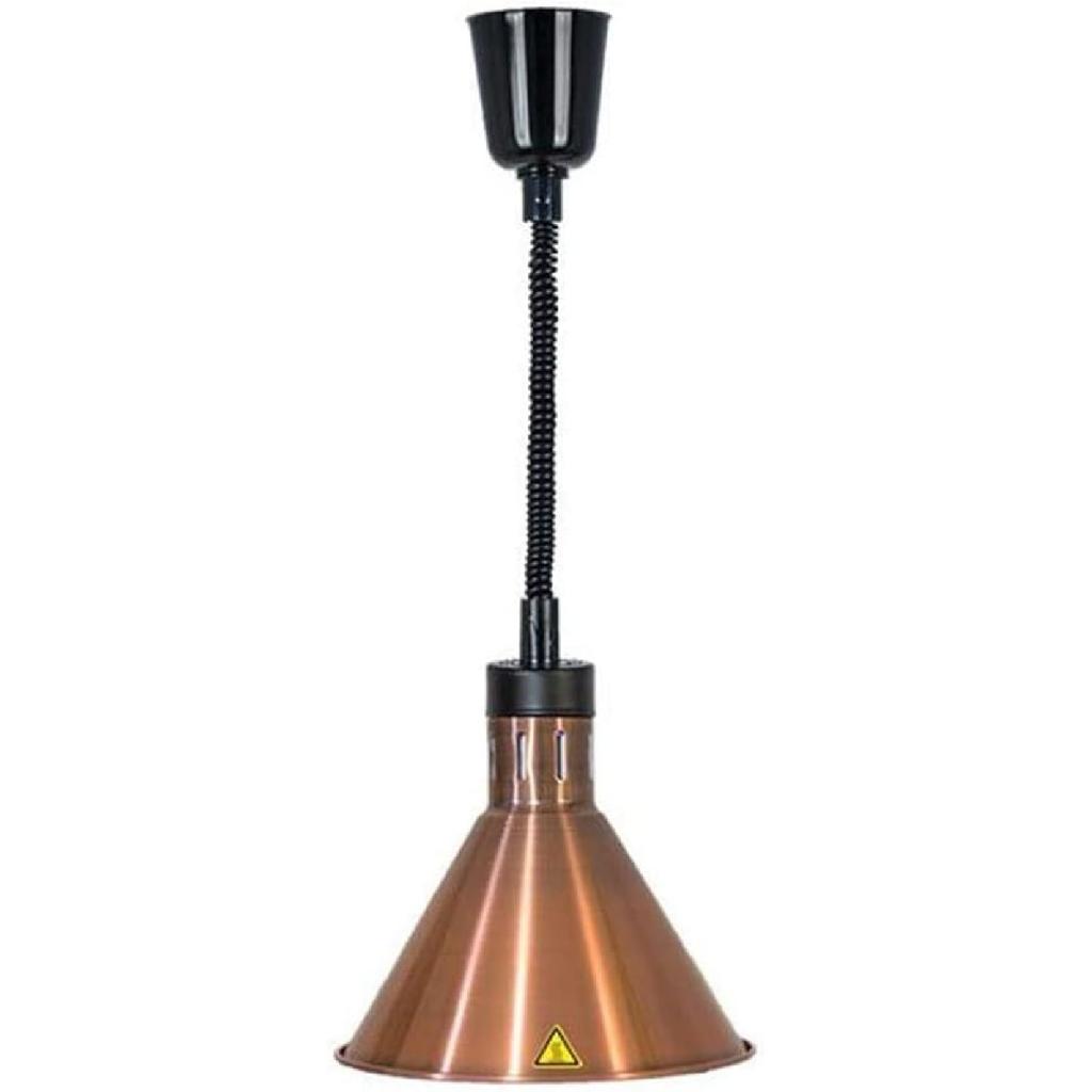 Food Warmers Food Warm Food Service Equipment Supply Length Adjustable Single Head Hanging Lamp Commercial self-Service Pizza Heating Lamp Hotel