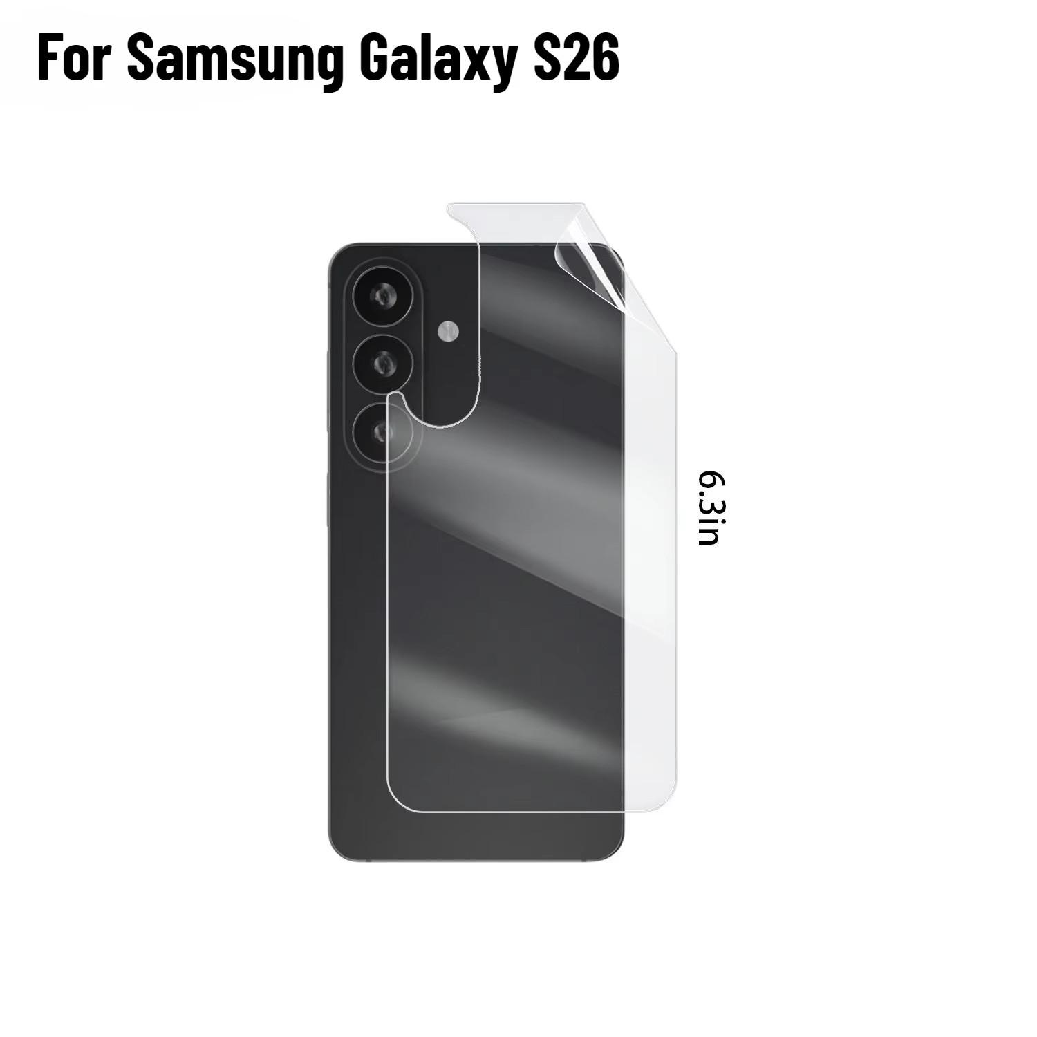 

Back Protectors Frosted Soft TPU Hydrogel Films For Samsung Galaxy S26 S26Plus S26Ultra Back Screen Protectors Not Glass 2PCS