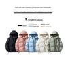 Men's Trendy Hooded Winter Puffer Jacket - Thick, Warm, Cotton Coat