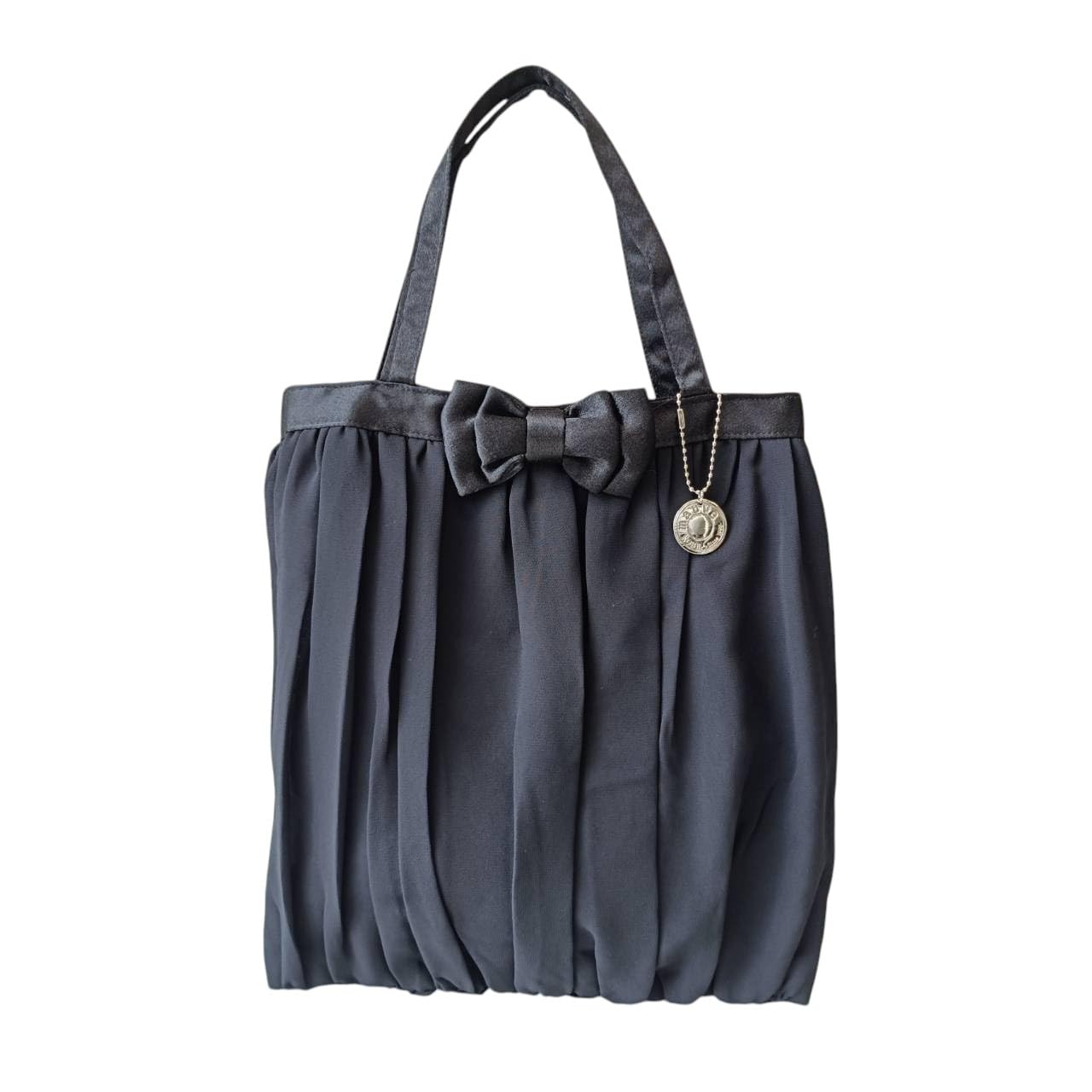 [лиловый] Легкая, воздушная шифоновая вечерняя сумка-сборка с лентой (черный)