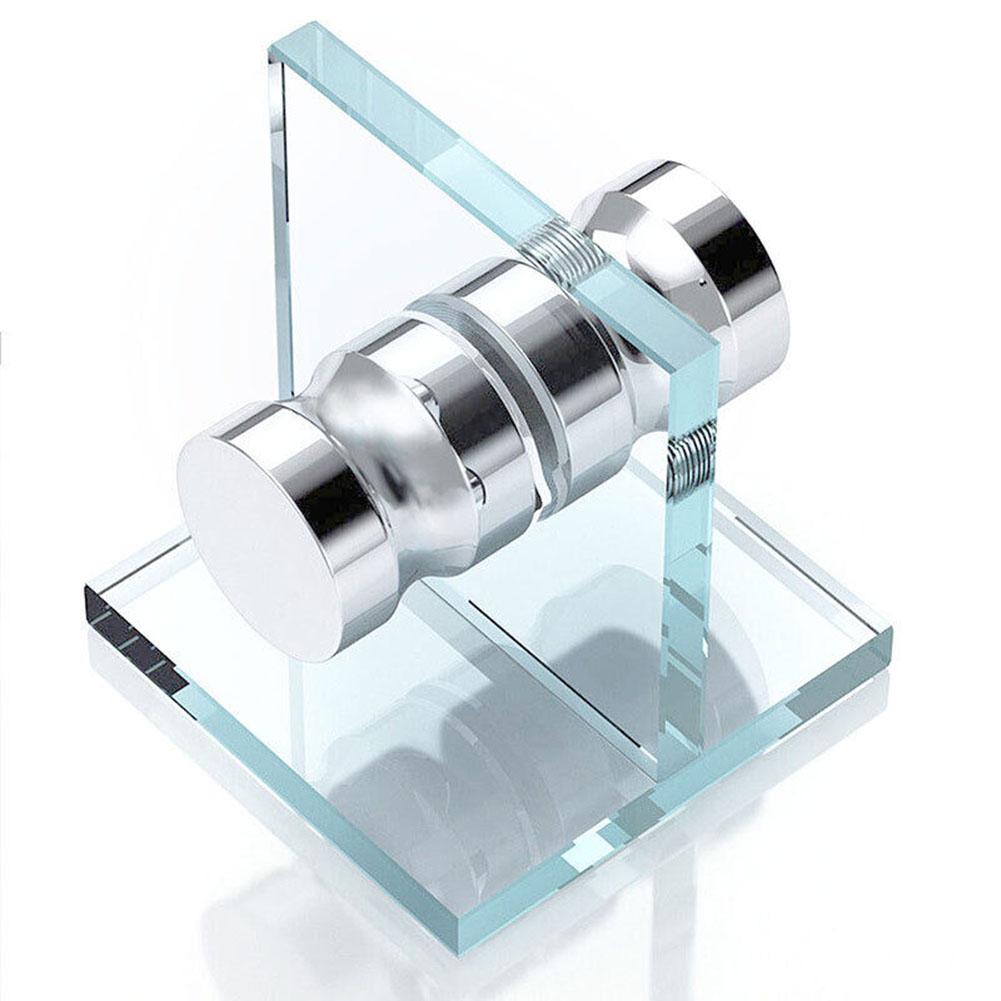 30mm Stylish Single Hole Glass Door Handle For Wine Cabinets - 304 Stainless Steel And Aluminum Alloy Construction Accessories