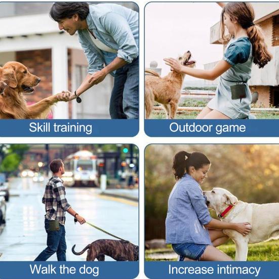 Pungă pentru recompense câine cu clips Impermeabilă Pungă portabilă hands-free pentru plimbat câinele Pungă de depozitare alimente pentru cățel cu auto-închidere pentru exterior