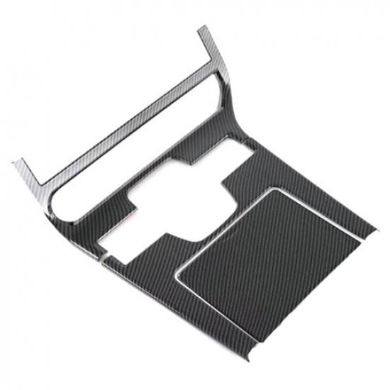 Carbon Fiber Inner Gear Shift Panel Cover Trim Fits For bZ4X -