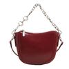Fashion casual solid color chain dumpling bag spring trend messenger bag women's new armpit single shoulder messenger bag