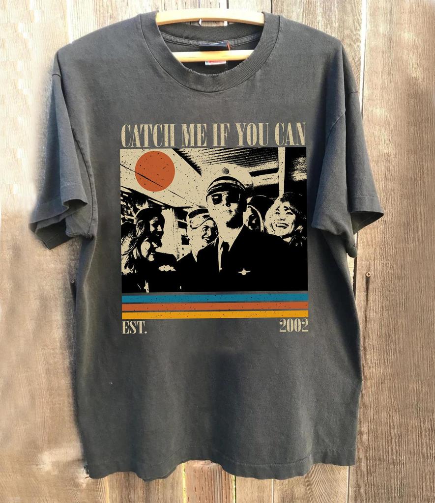 Catch Me If You Can Movie T-Shirt and kids tshirt, Retro Film Shirt and kids tshirt, Comfort Colors Unisex T-Shirt and kids tshirt