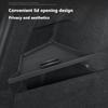 Trunk Side Storage Box For Tesla Model Y Juniper TPE Rear Trunk Storage Bins Side Box Organiser With Lip Cover Car Accessories