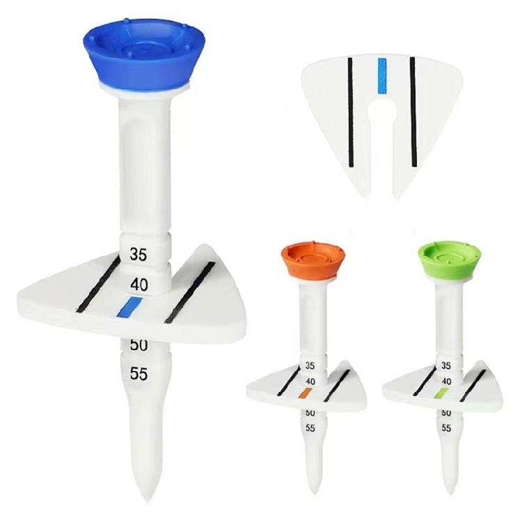 Plastic Golf Tees Height Adjustable Ball Tees for Golfer Practice Golf Accessory
