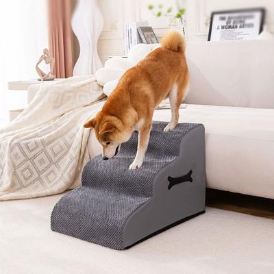 Rampas de Seguridad Escaleras para Mascotas para Perros Pequeños Gatos Antideslizantes Lavables Escalones de Espuma Escalera de Trepa para Accesorios de Sofá Cama Rampa para Perros