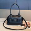 Bolsa de Axila de Couro Genuíno Francês Feminina Camada Superior Couro de Vaca Natural Lançamento Simples Almofada Moderna Ombro Único Transversal