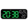 Brightness Adjustment Large Digital Clock Voice Control Alarm Clock  for Living Room