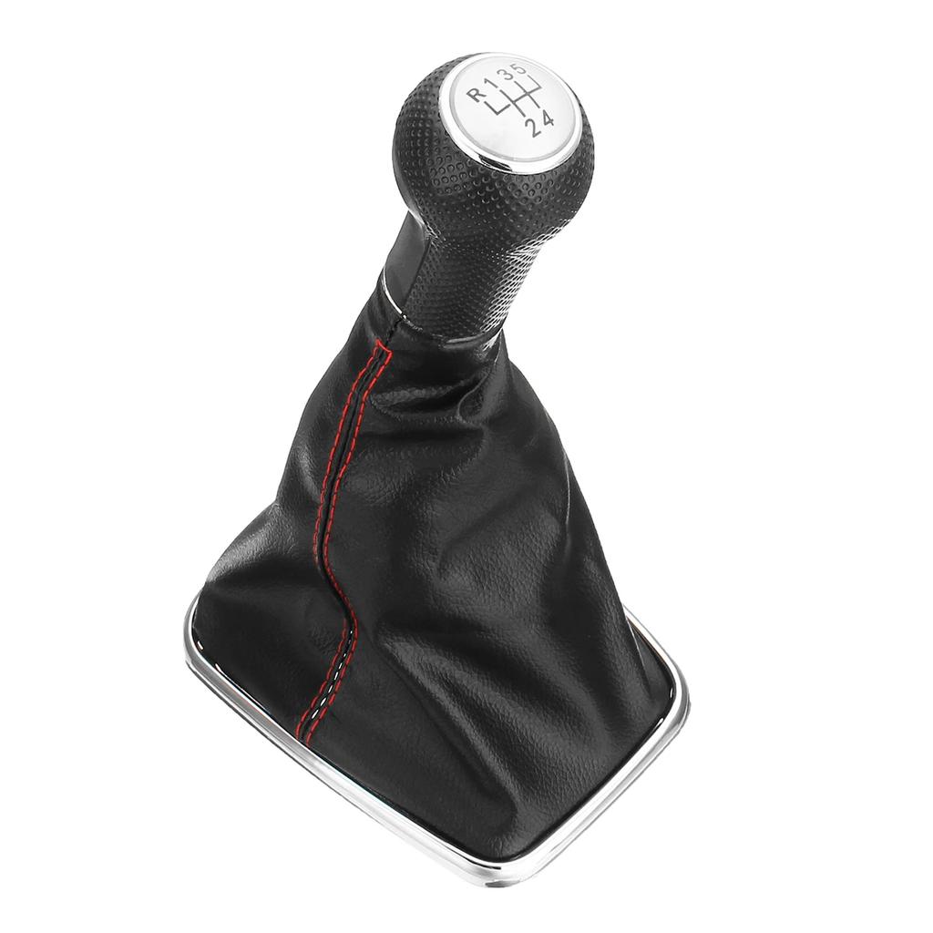 12mm/23mm 5/6 Speed Car Gear Shift Knob W/Gaiter Boot Cover for VW Bora Golf 4 MK4/Jetta GTI 1999-2005