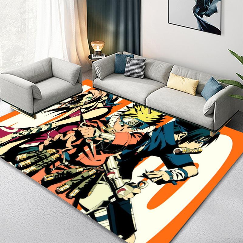 Anime Narutos Carpet Rug for Living Room Bedroom Home Sofa Decoration,Kids play Non-slip Floor Mat