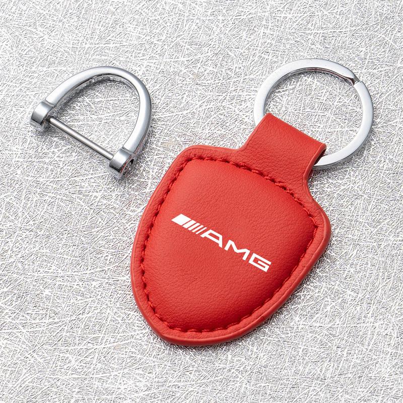 Auto Leder Schlüsselanhänger Ring Luxus Schild Schlüsselanhänger Reifenventilkappe Für Mercedes Benz AMG GLE GLS CLA CLE GLC CLS GLA W223 W213 WI3