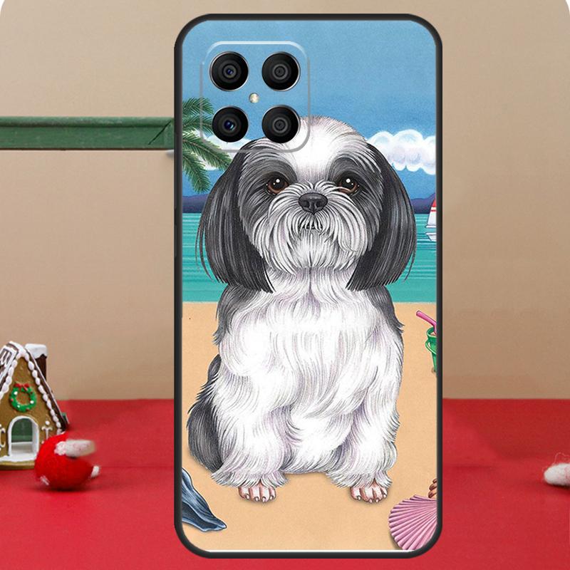 Cartoon Shih Tzu Dog Case For Honor Magic 8 Pro 6 7 Lite Honor 400 200 50 70 X8c X8b X9a X9b X9c X9d Win RT Coque