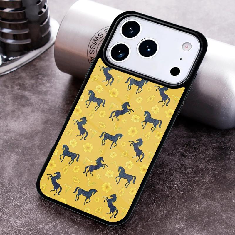 Horses Pattern Collage Phone Case for iPhone 17 16 15 Pro Max Air 14 13 12 11 Plus Shockproof Cover