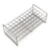 Stainless Steel Test Tube Holder 50 Holes with Handle, Sterilizable at 121℃, High and Low Temperature for Medical Use
